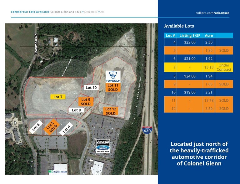 More Photos Of I-430, Little Rock Land For Lease