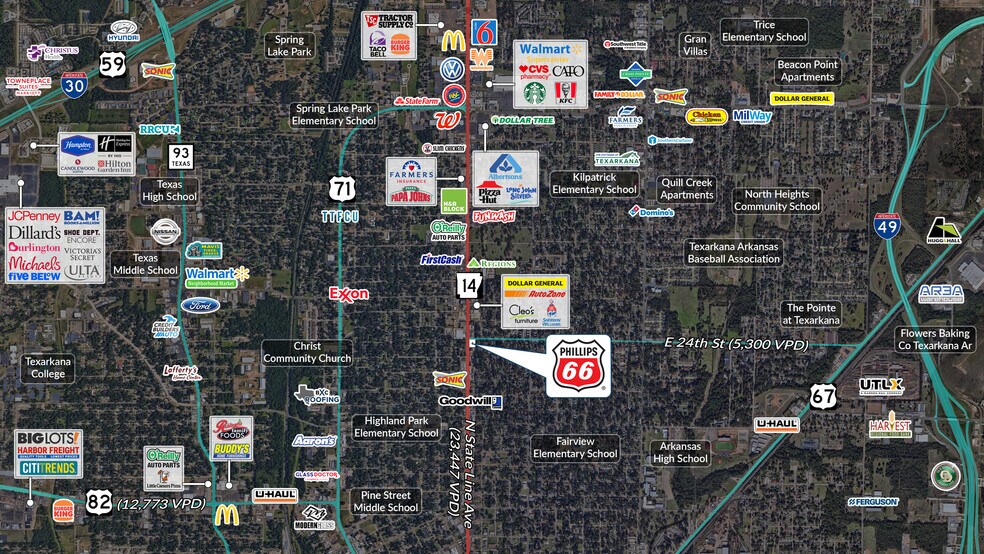 Primary Photo Of 2324 N State Line Ave, Texarkana Service Station For Sale