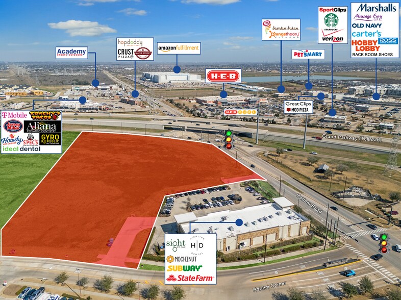More Photos Of SWC Grand Parkway & Harlem Rd, Richmond Land For Sale