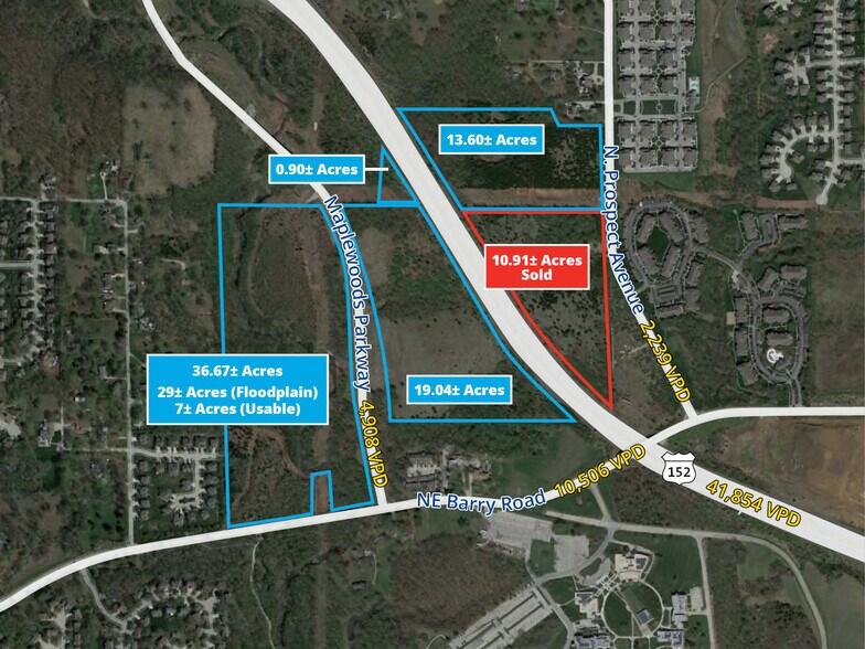 Primary Photo Of 152 Highway & N.E. Barry Rd, Kansas City Land For Sale