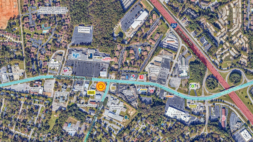 More Photos Of 538 St Andrews Rd, Columbia Service Station For Sale