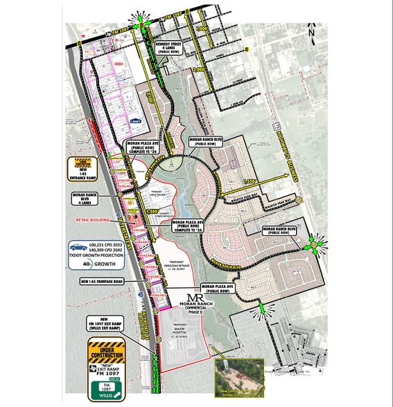 More Photos Of I-45 & FM 1097, Willis Land For Sale