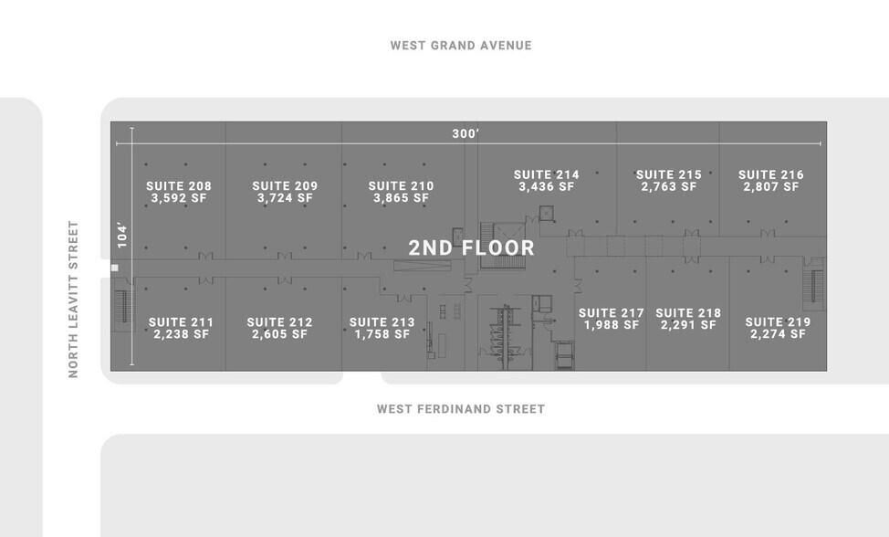 More Photos Of 2145 W Grand Ave, Chicago Showroom For Lease