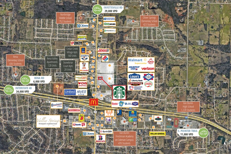More Photos Of 2034 Fayetteville Rd, Van Buren Restaurant For Sale