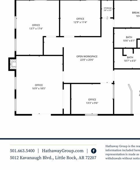 More Photos Of 310 Executive Ct, Little Rock Office For Sale