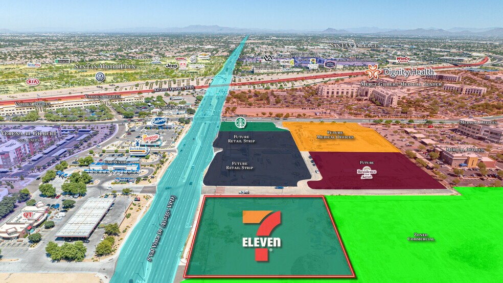 More Photos Of 3725 S Val Vista Dr, Gilbert Service Station For Sale