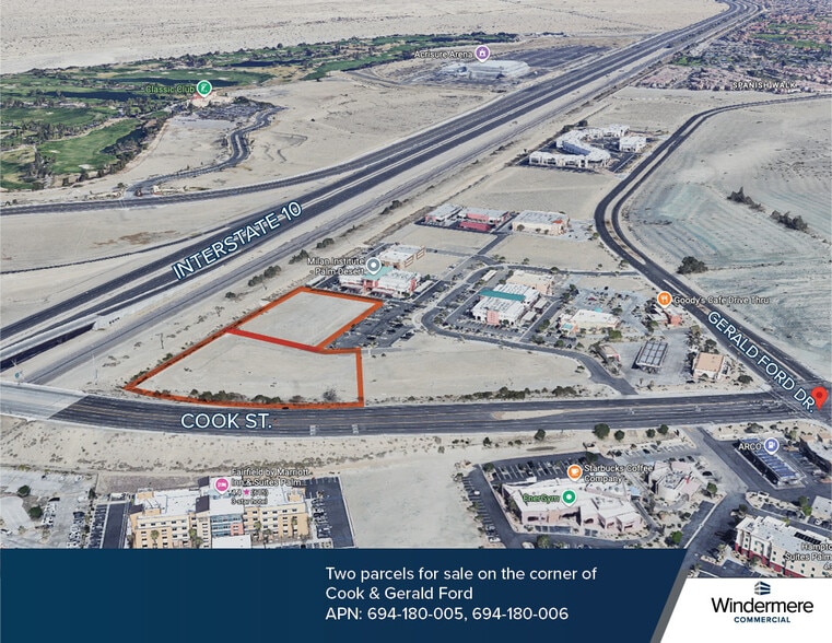 Primary Photo Of Cook St. & Gerald Ford Dr, Palm Desert Land For Sale