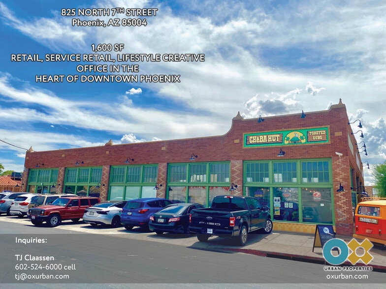 Primary Photo Of 825 N 7th St, Phoenix Storefront Retail Office For Lease