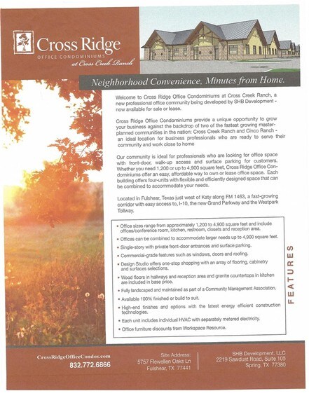 More Photos Of 5757 Flewellen Oaks Ln, Fulshear Office For Lease