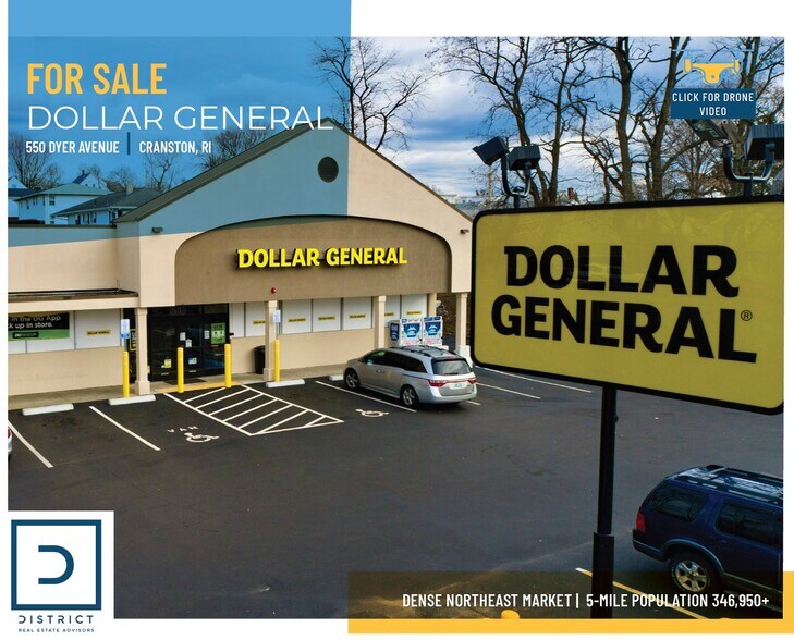 Primary Photo Of 550 Dyer Ave, Cranston Freestanding For Sale