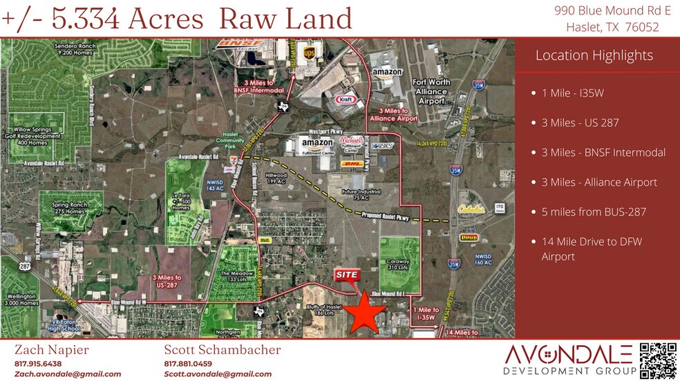 990 Blue Mound Rd E, Haslet, TX 76052 Land For Sale