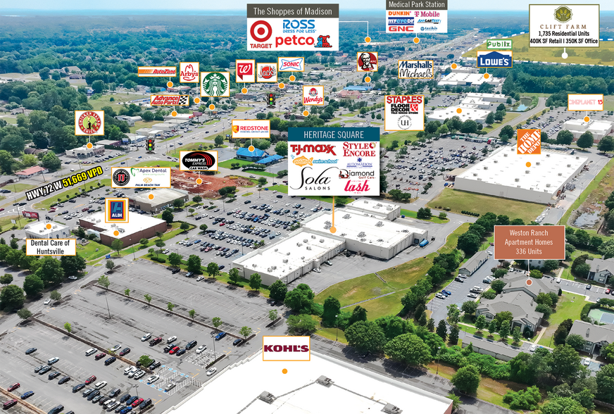 More Photos Of 7696 Highway 72 NW, Madison General Retail For Lease