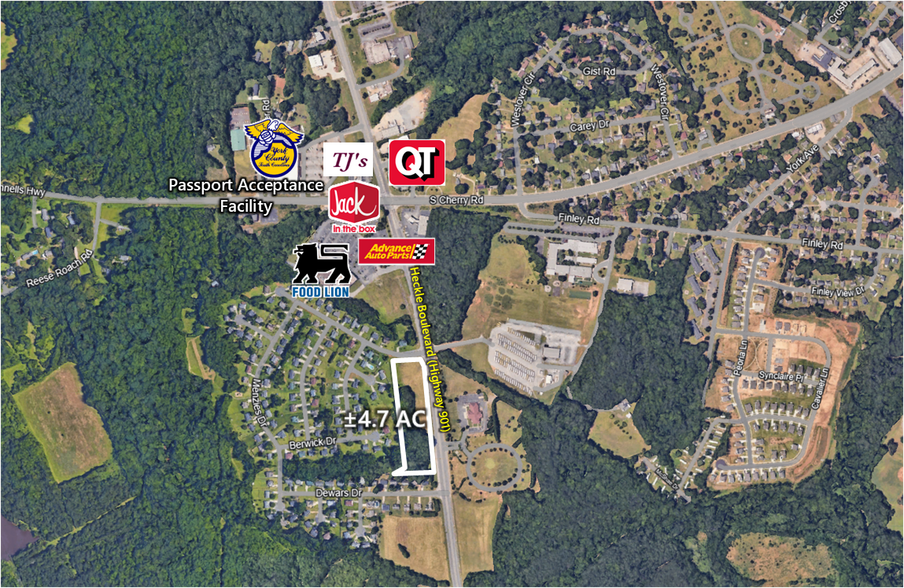 Primary Photo Of 753 Heckle Blvd, Rock Hill Land For Sale