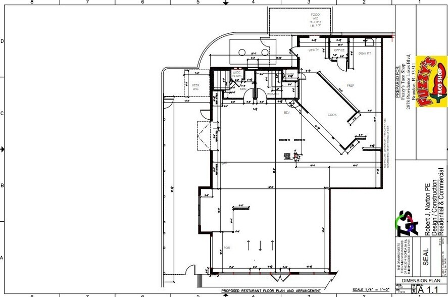 More Photos Of 2874 Providence Lakes Blvd, Brandon Restaurant For Sale