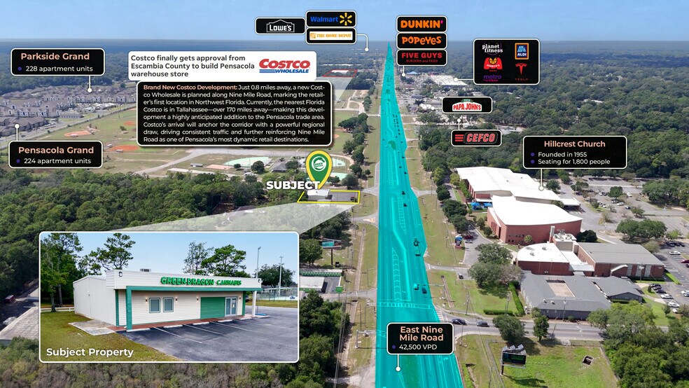 More Photos Of 701 E Nine Mile Rd, Pensacola Freestanding For Sale