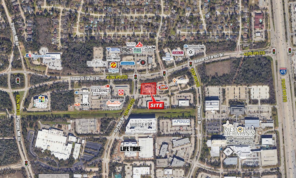 More Photos Of 8800 Six Pines Dr, Spring Restaurant For Sale