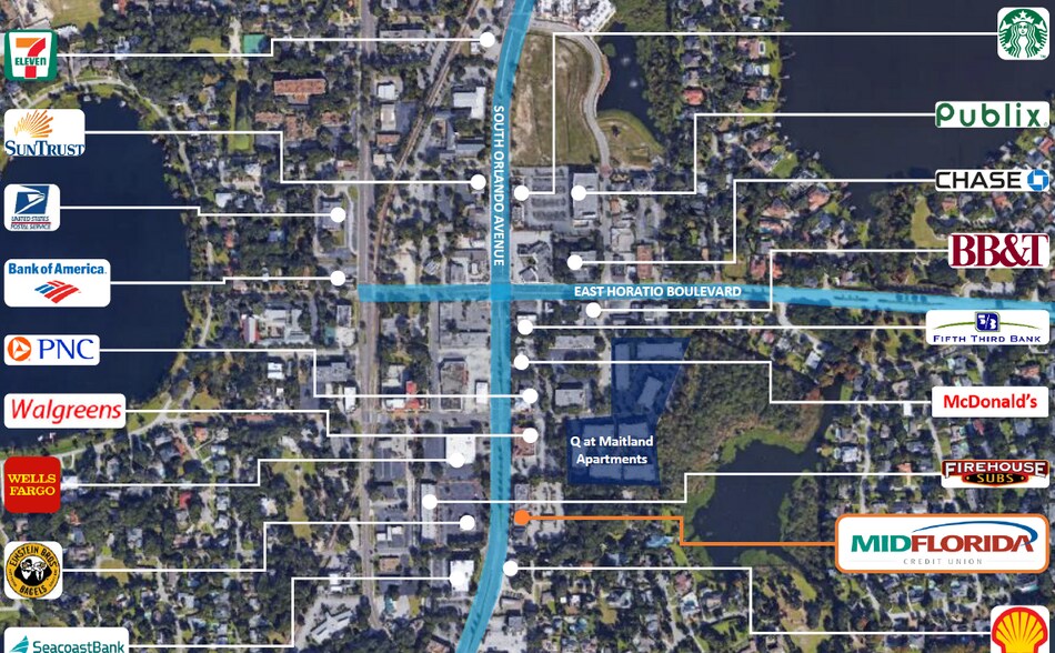 More Photos Of 450 S Orlando Ave, Maitland Bank For Lease