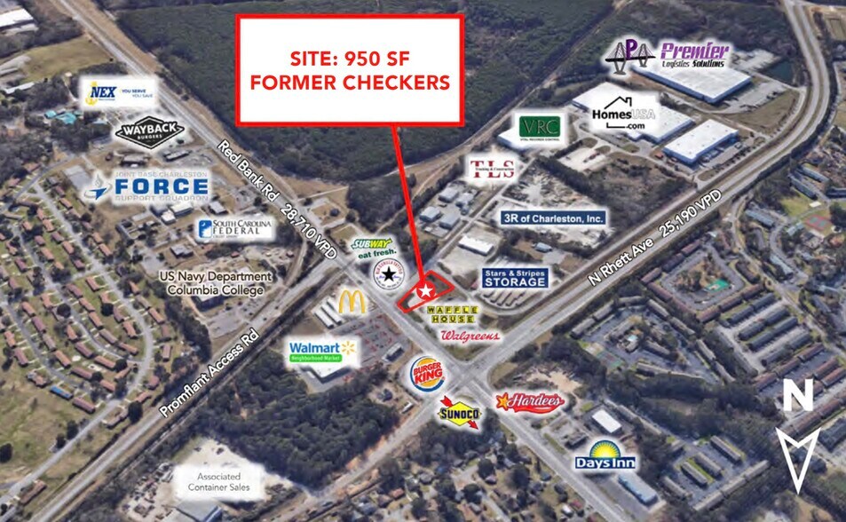 More Photos Of 1638 Red Bank Rd, Goose Creek Fast Food For Sale