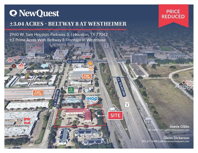 Primary Photo Of 2960 W Sam Houston Pky S, Houston Land For Sale