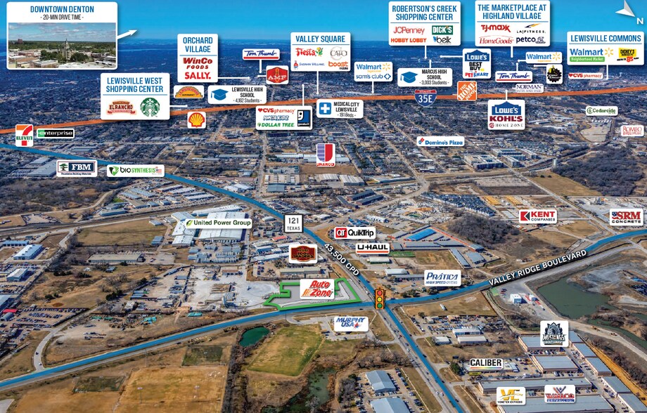 More Photos Of 121 Valley Ridge blvd, Lewisville General Retail For Sale