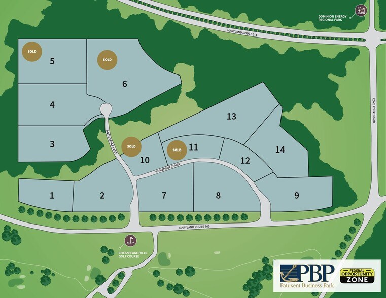 More Photos Of Anchorage Lane & Homeport Court, Lusby Land For Sale