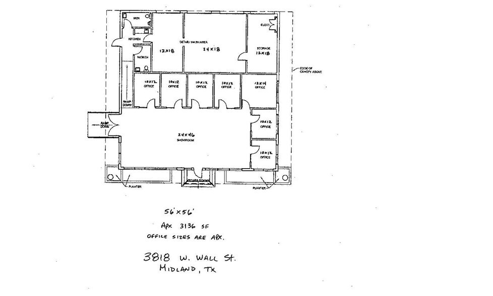 More Photos Of 3818 W Wall St, Midland Freestanding For Lease