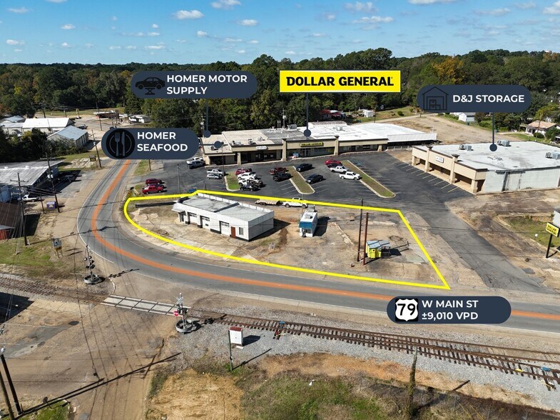 Primary Photo Of 101 W Main St, Homer General Retail For Sale