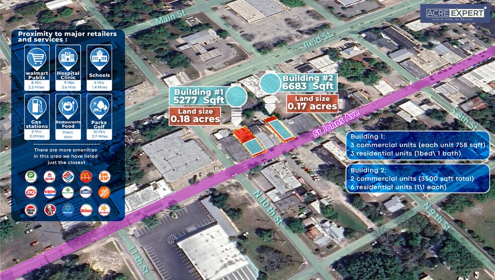 Primary Photo Of 910 St Johns Ave, Palatka Storefront Retail Residential For Sale