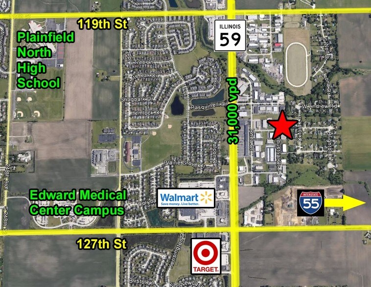 More Photos Of 23810 W Industrial Dr N, Plainfield Warehouse For Lease