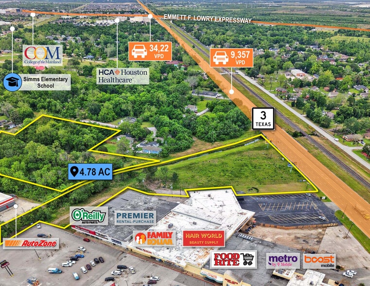 More Photos Of 5510 FM 1765, Texas City Land For Sale