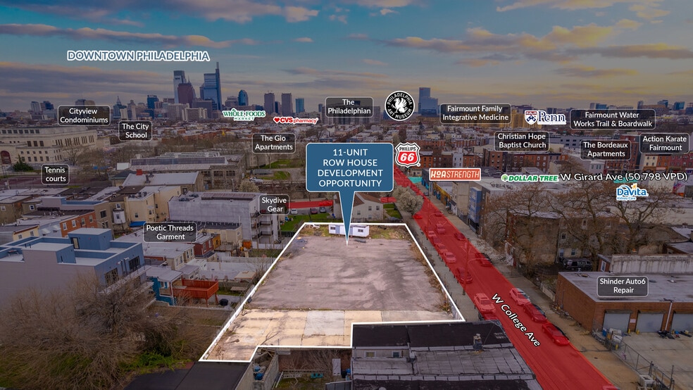 More Photos Of 1237-1245 W College Ave, Philadelphia Land For Sale