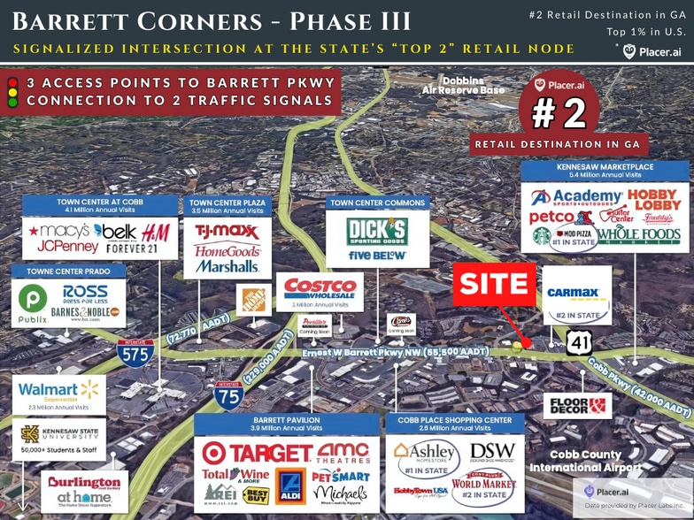 More Photos Of 1185 Ernest W Barrett Pky NW, Kennesaw General Retail For Lease