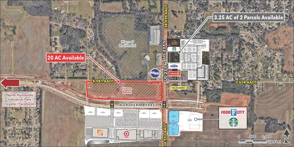 More Photos Of 0 Bob Wade Ln, Huntsville Land For Lease