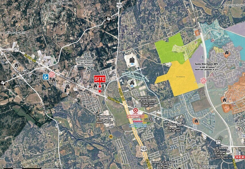 More Photos Of 110 Stonewall Pky, Liberty Hill Land For Sale