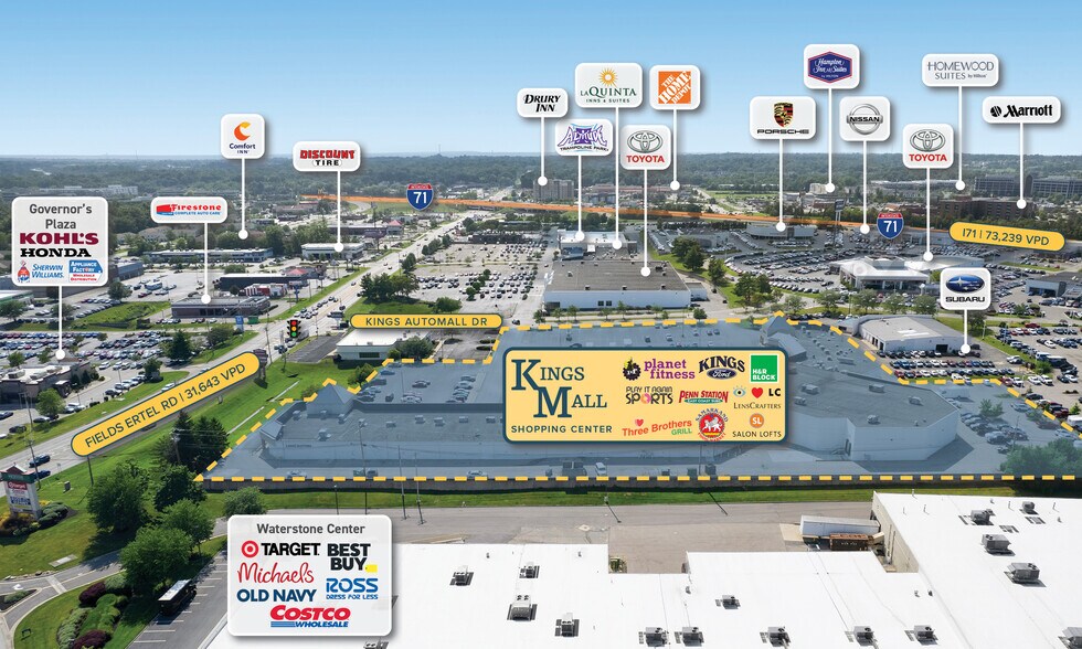 More Photos Of 9950-9998 Kings Automall Dr, Cincinnati General Retail For Sale