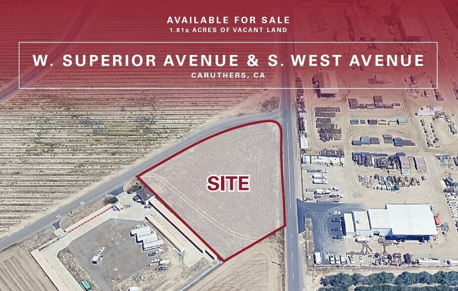 Primary Photo Of West Superior Avenue Ave @ S. West Avenue, Caruthers Land For Sale