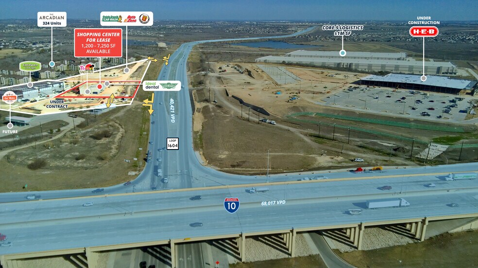 More Photos Of 1604 E at IH-10 E, Converse General Retail For Lease