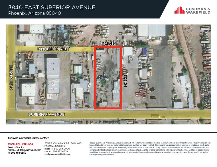 More Photos Of 3840 E Superior Ave, Phoenix Warehouse For Sale