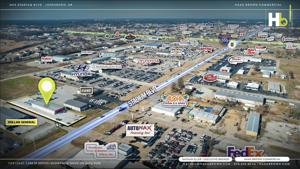 More Photos Of 3615 Stadium Blvd, Jonesboro Freestanding For Lease