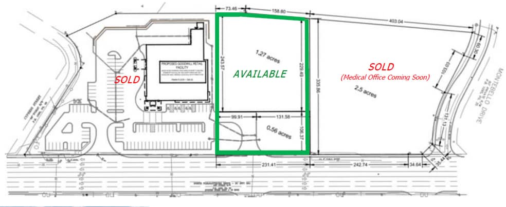 More Photos Of 2500 N Pleasantburg Dr, Greenville Land For Sale