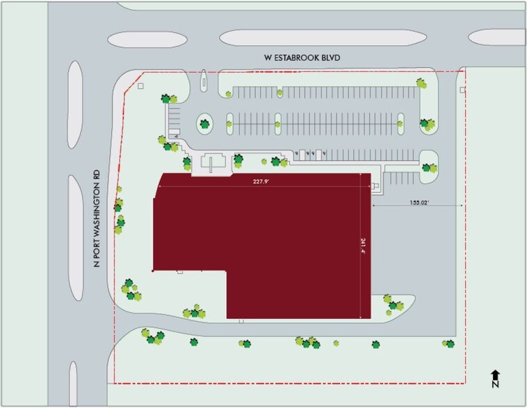 More Photos Of 555 W Estabrook Blvd, Milwaukee Warehouse For Lease