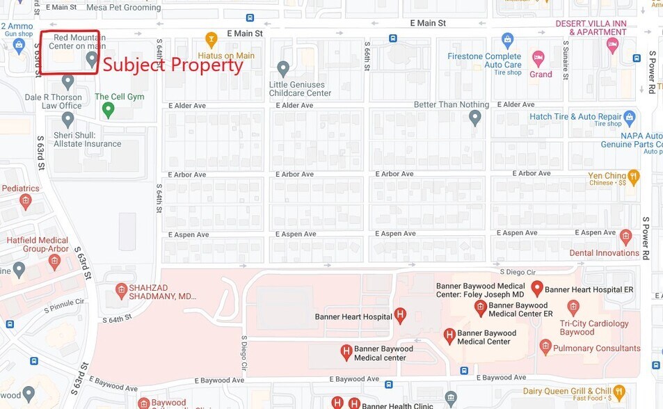 More Photos Of 6315 E Main St, Mesa Medical For Lease