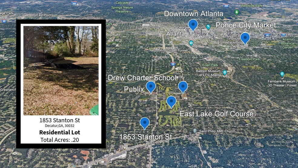 More Photos Of 1853 Stanton St, Decatur Land For Sale