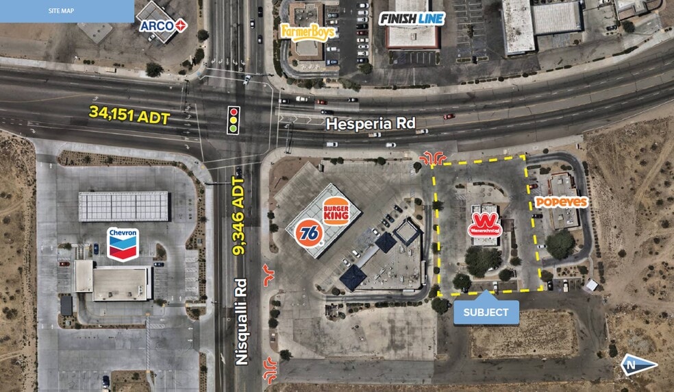 More Photos Of 12931 Hesperia rd, Victorville Restaurant For Sale