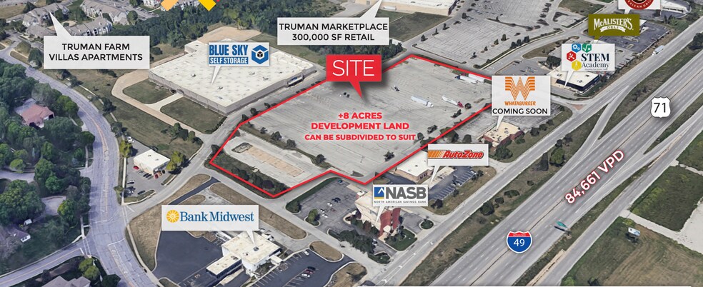 More Photos Of 12420 S US Highway 71, Grandview Land For Sale