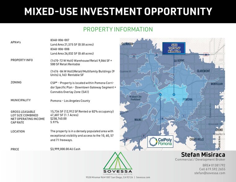 More Photos Of , Pomona General Retail For Sale