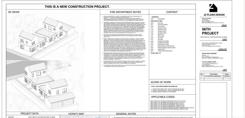 More Photos Of 2632 56th st, Huntington Park Land For Sale