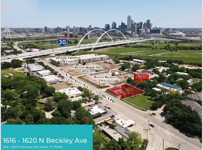 Primary Photo Of 1616-1620 N Beckley Ave, Dallas Land For Sale