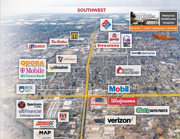 More Photos Of 1001 E M-21, Owosso Drugstore For Sale