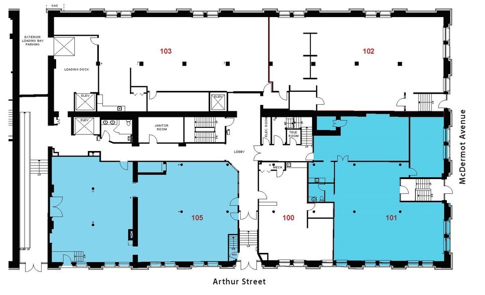 More Photos Of 54-70 Arthur St, Winnipeg Loft Creative Space For Lease